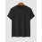2Pcs Plain Solid Basic T-shirt